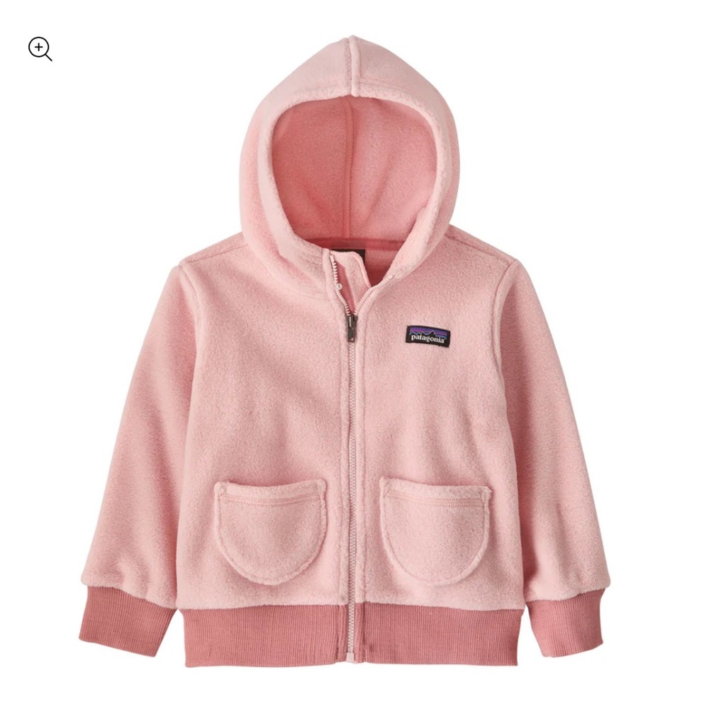 Patagonia Kids Light Pink Synchilla Cardigan, Size 2T